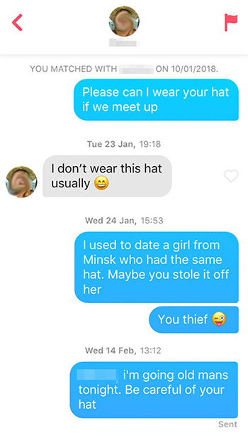 avoid subject stick with a girl on tinder