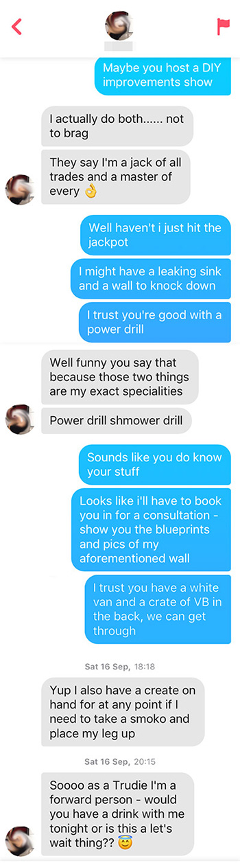 what to say to a girl on tinder good conversation