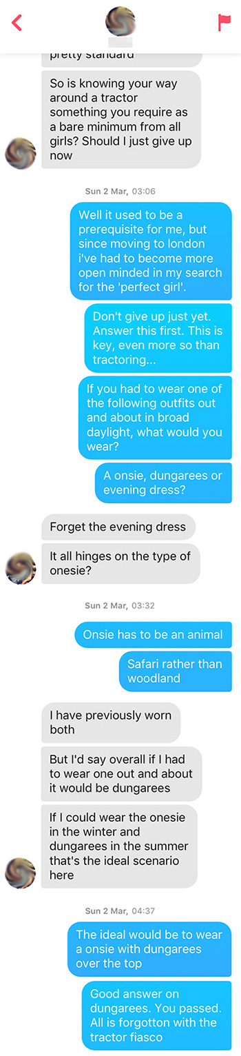 what to say to a girl on Tinder by being the challenge