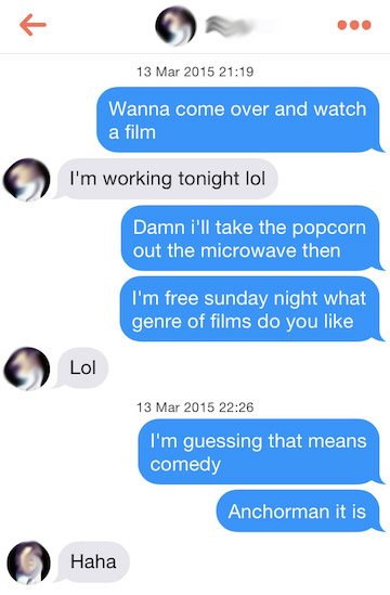 How to start conversation with girl tinder