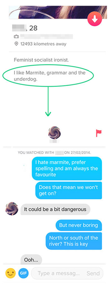 starting a conversation on tinder example