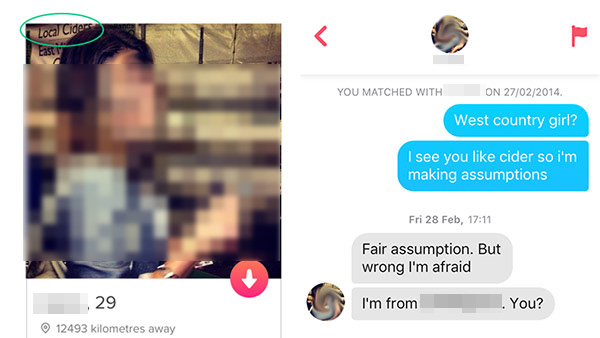 personalised messages to send on tinder