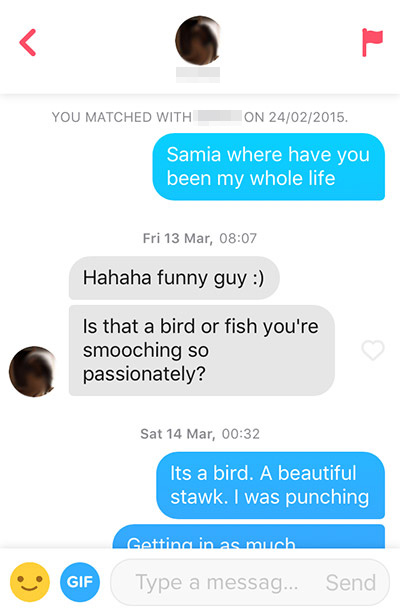 Tinder on to send how message How to