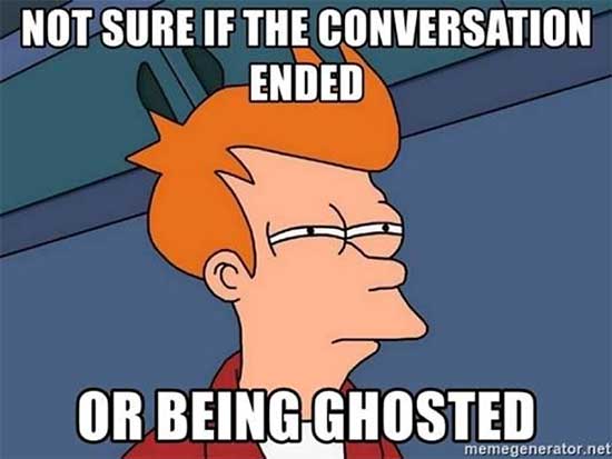 how to deal with her ghosting you