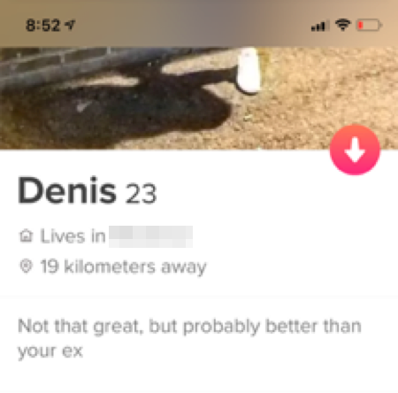 Witty tinder bios male